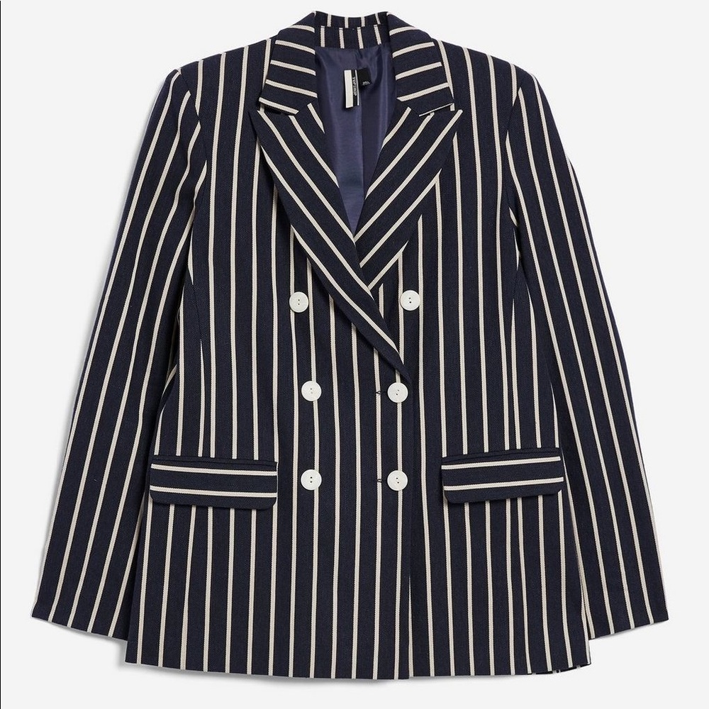 TOPSHOP STRIPED JACKET/BLAZER NWT